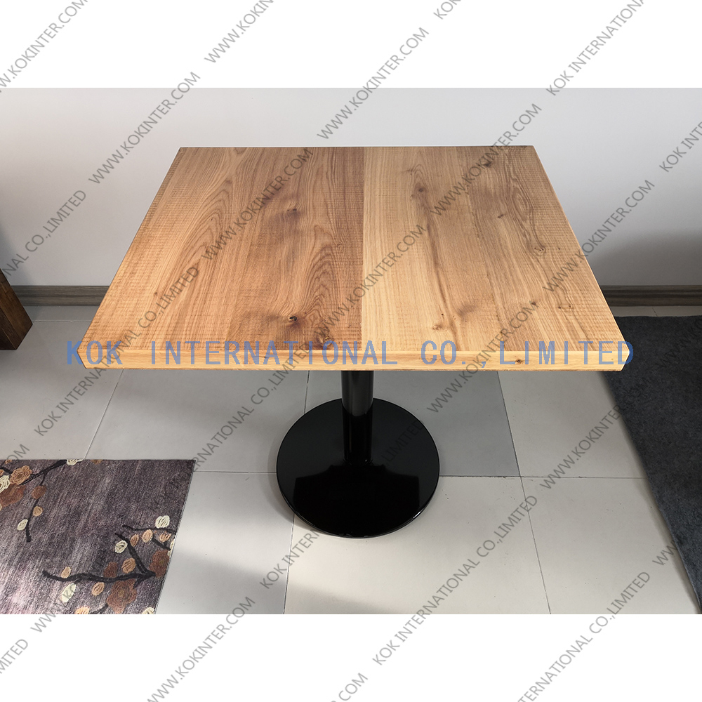 Square solid wood coffee table butcher worktop countertop